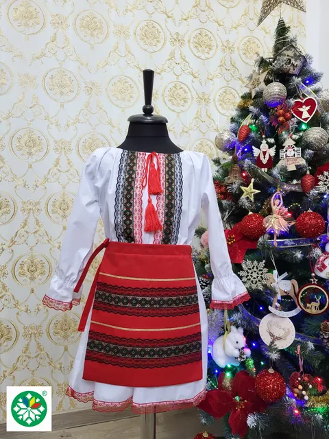 Costum traditional pentru fete model 3