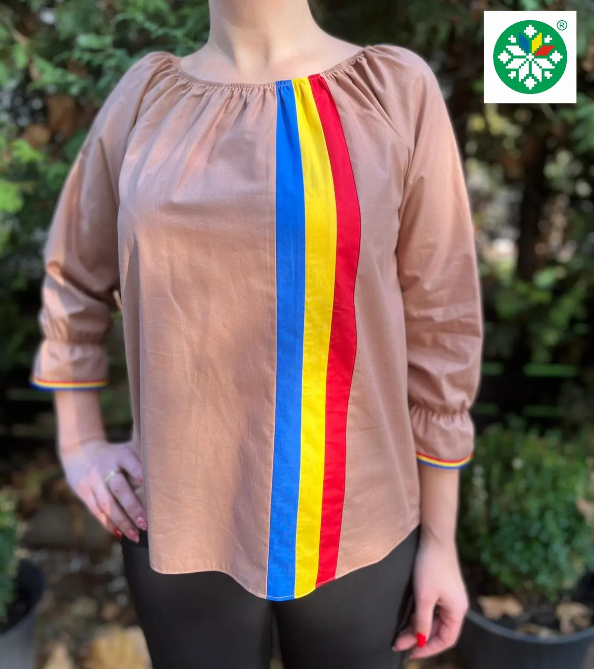 Ie tricolor dama model 4