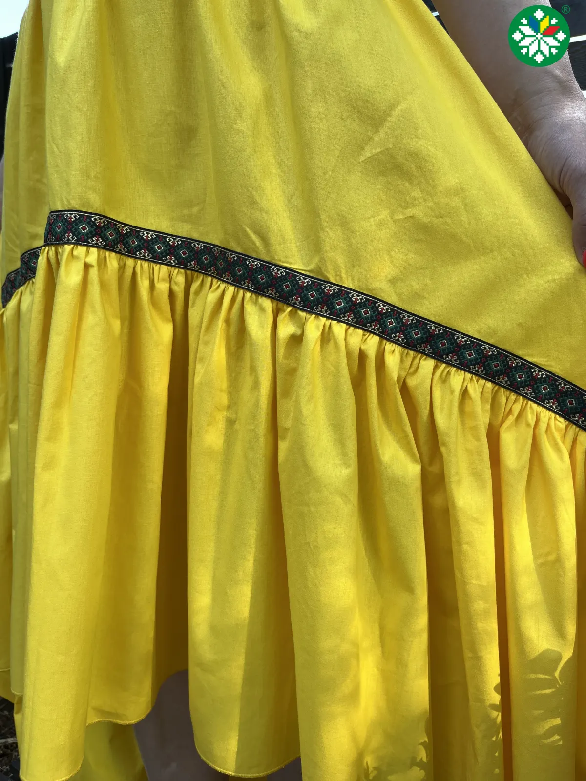 Rochie Emily galbena