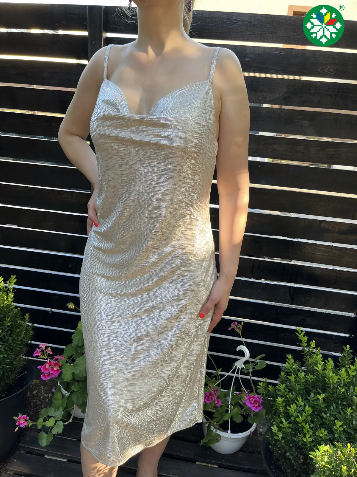 Rochie Aissa aurie