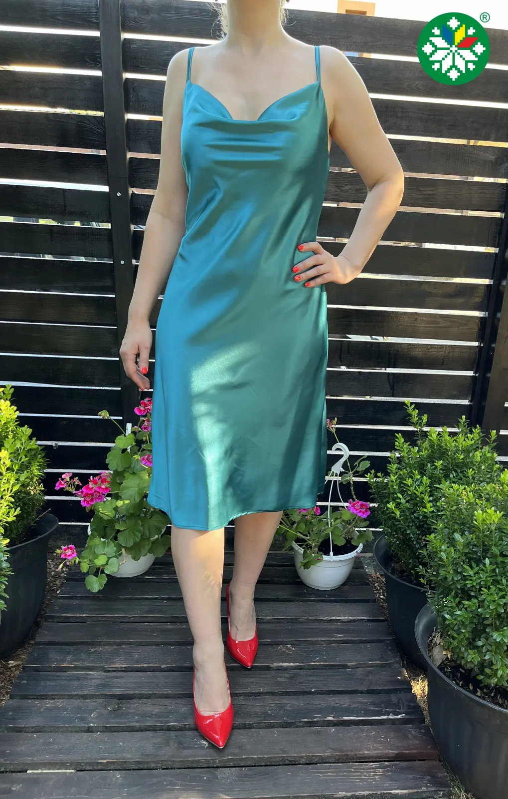 Rochie Aissa turquoise
