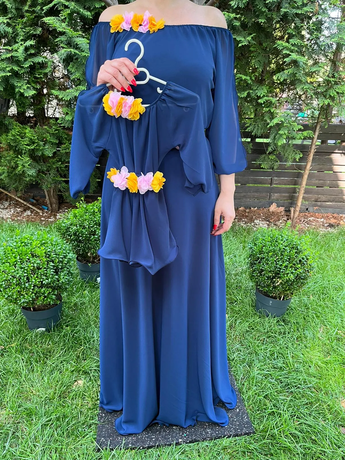 Rochie fetita Cosanzeana bleumarin