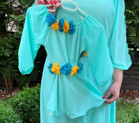 Rochie fetita Cosanzeana turquoise