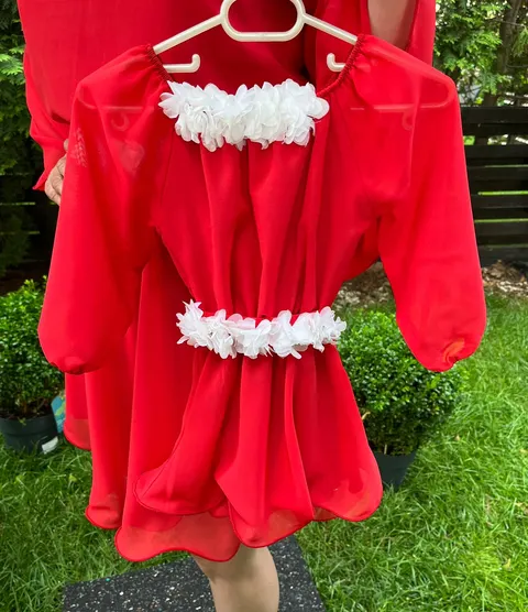 Rochie fetita Cosanzeana rosie