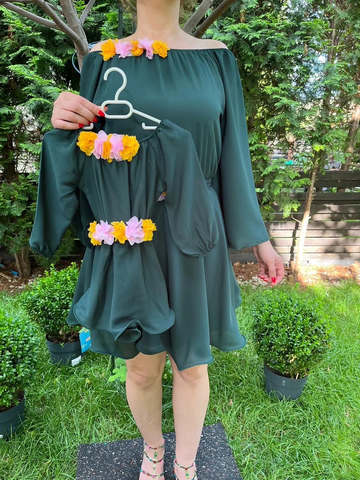 Rochie fetita Cosanzeana verde