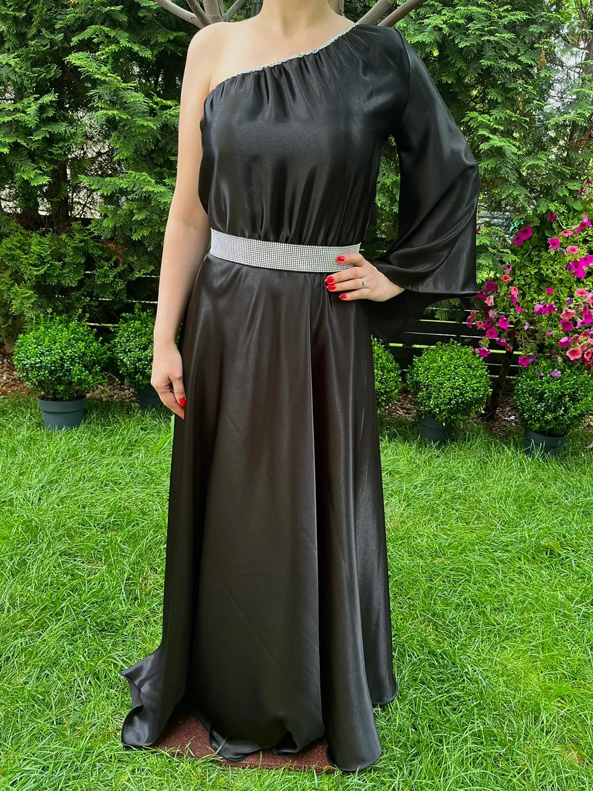 Rochie lunga Aurora neagra