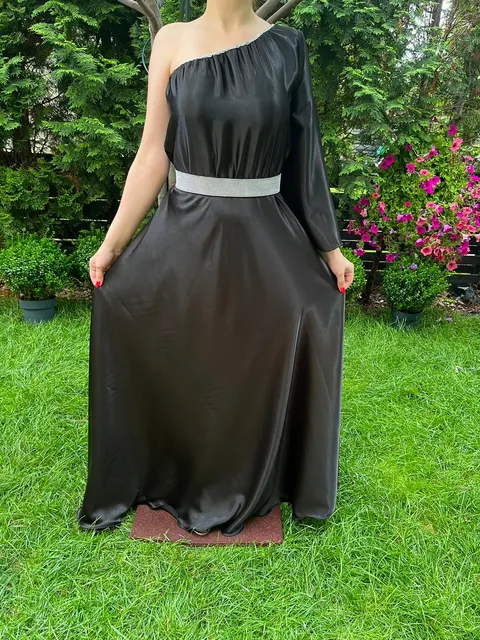 Rochie lunga Aurora neagra