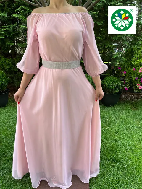 Rochie lunga Ecaterina roz