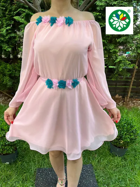 Rochie scurta Cosanzeana roz