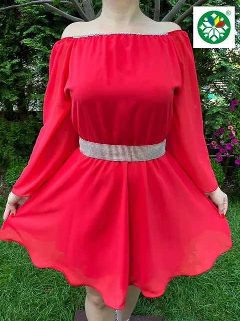 Rochie scurta Ecaterina rosie