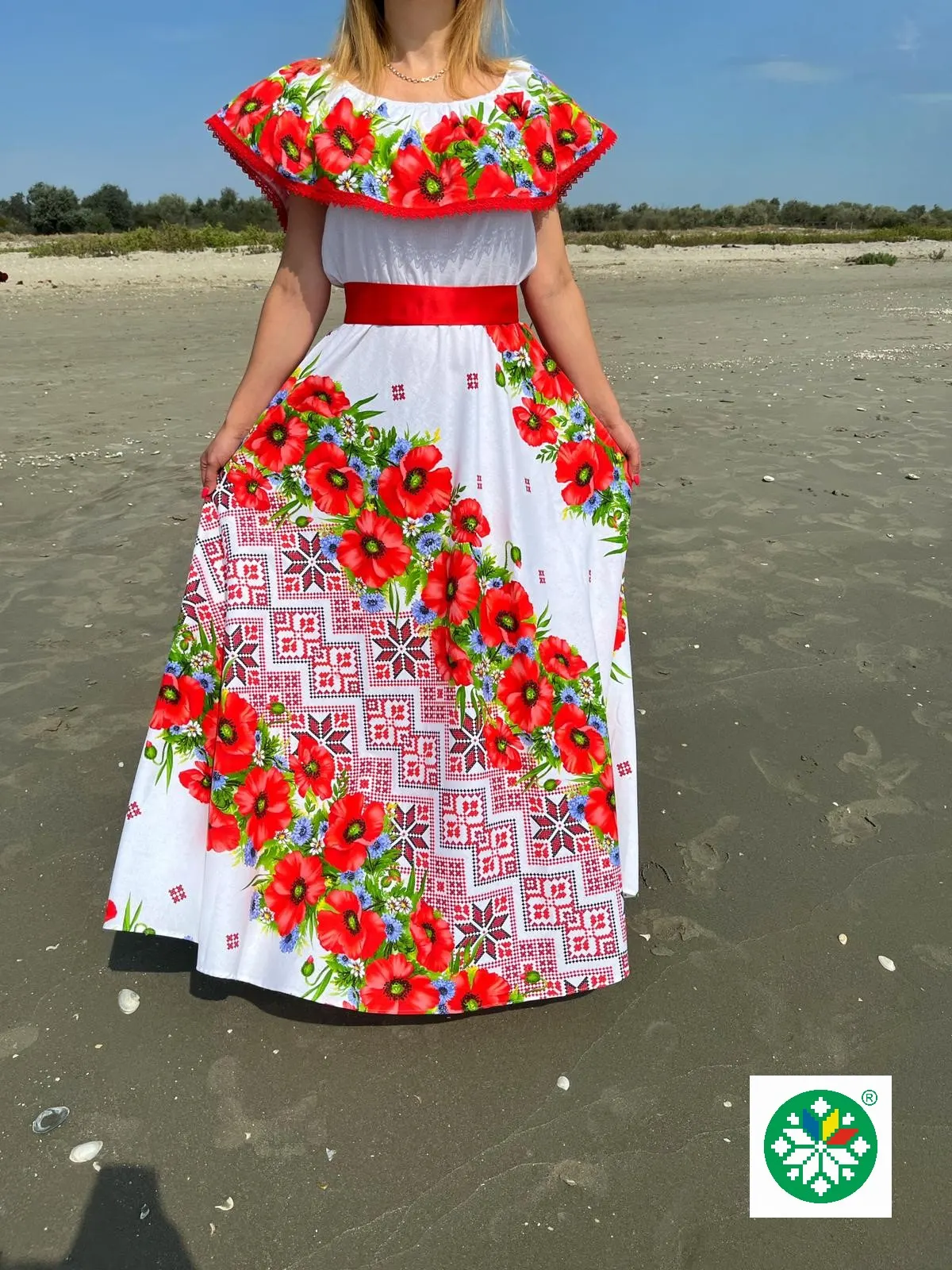 Rochie traditionala lunga Anna