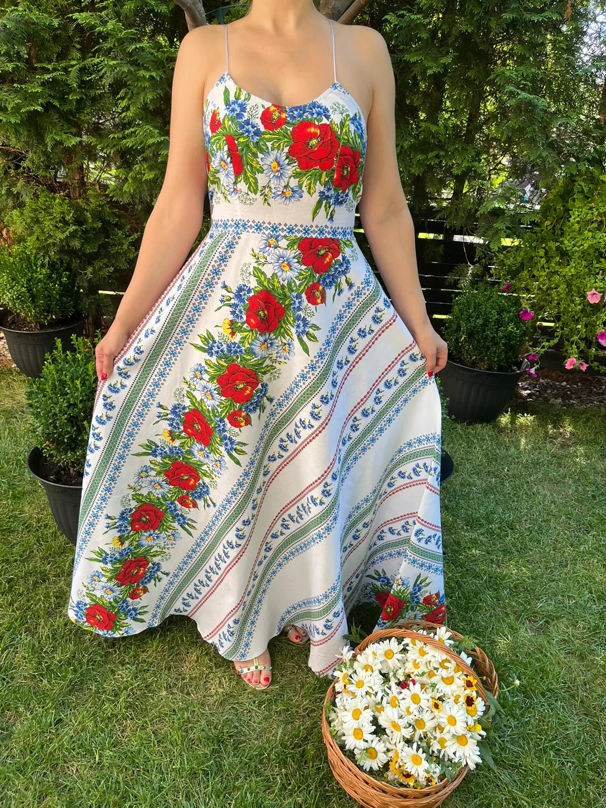Rochie traditionala lunga Roxana