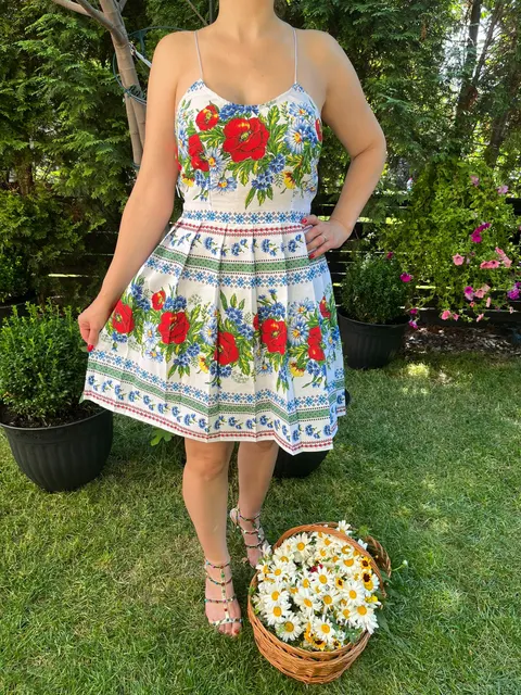 Rochie traditionala pliuri Iasmina