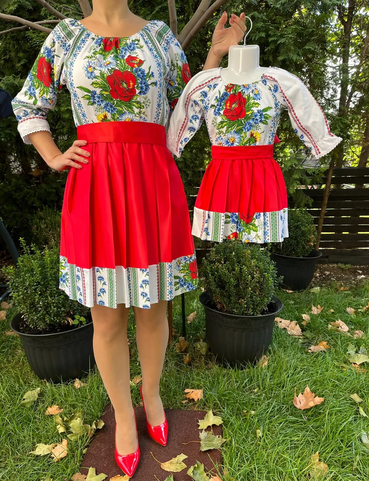 Set rochie pliuri Raluca