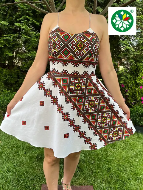 Rochie traditionala scurta Claudia