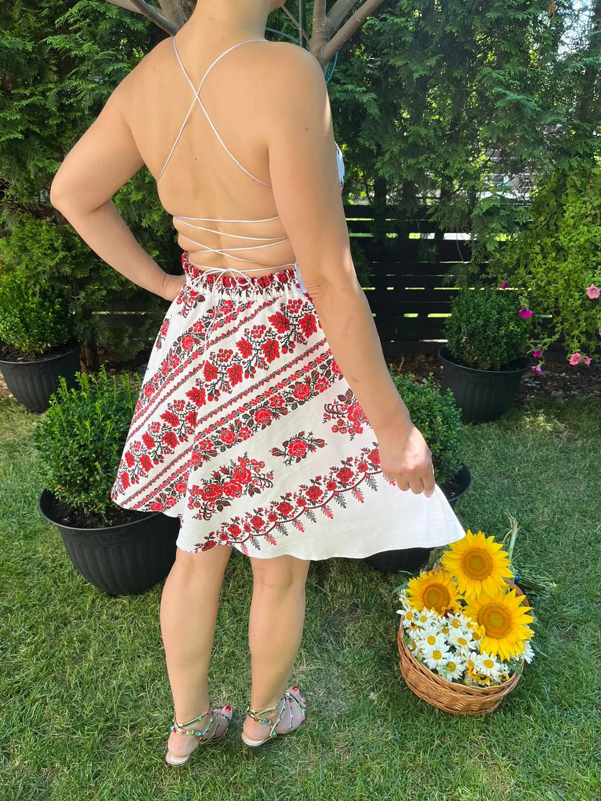 Rochie traditionala scurta Mariuca