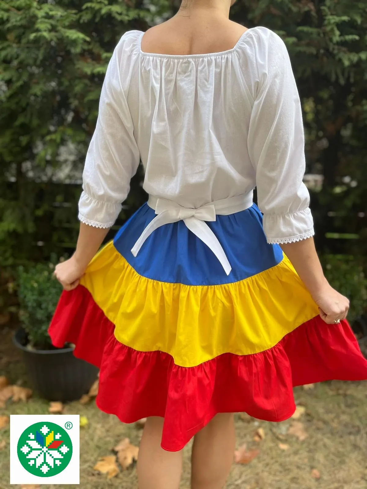 Rochie tricolor