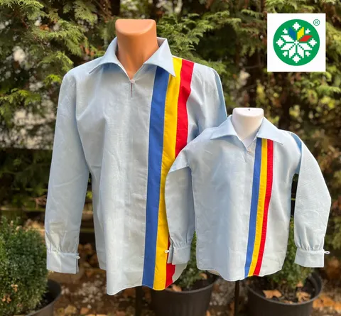 Set ii tricolor tata-fiu model 3