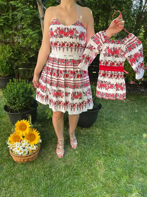 Set rochie pliuri Gina