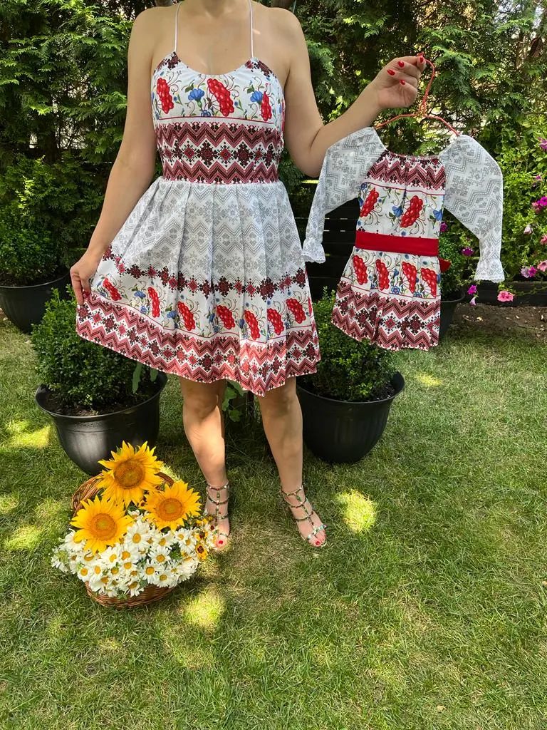 Set rochie pliuri Paula