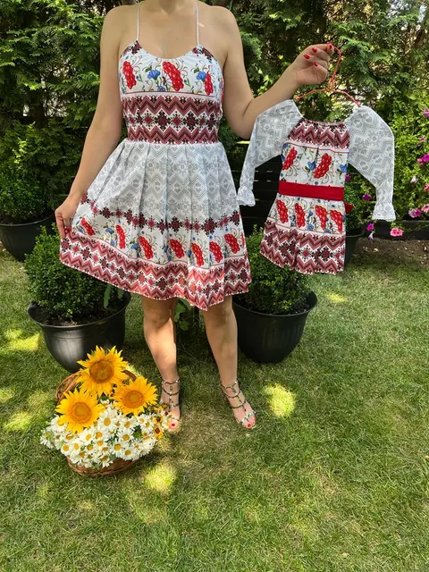 Set rochie pliuri Paula