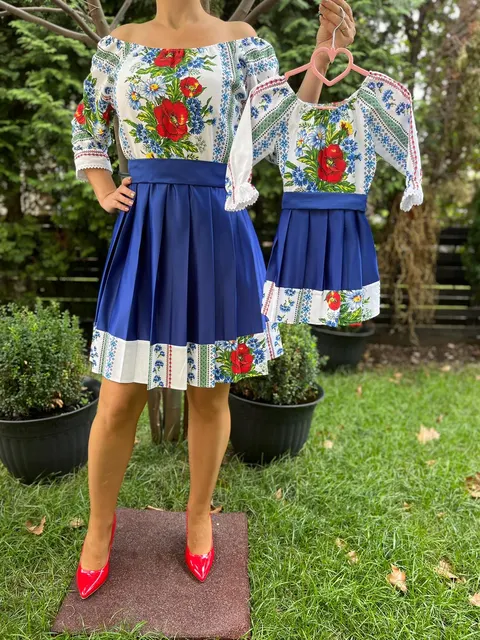 Set rochie pliuri Sabina