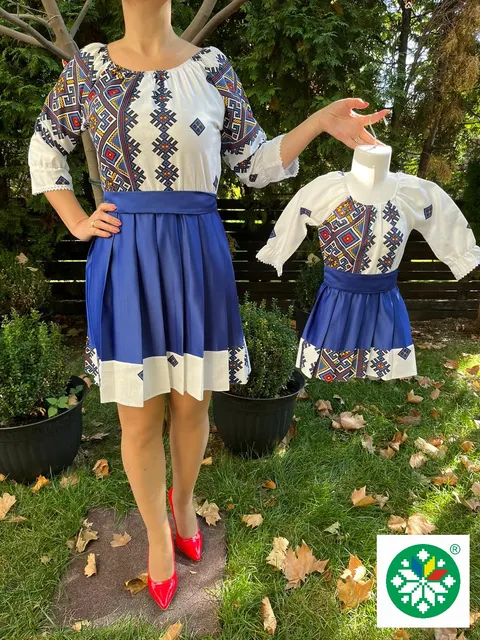 Set rochie pliuri Aida